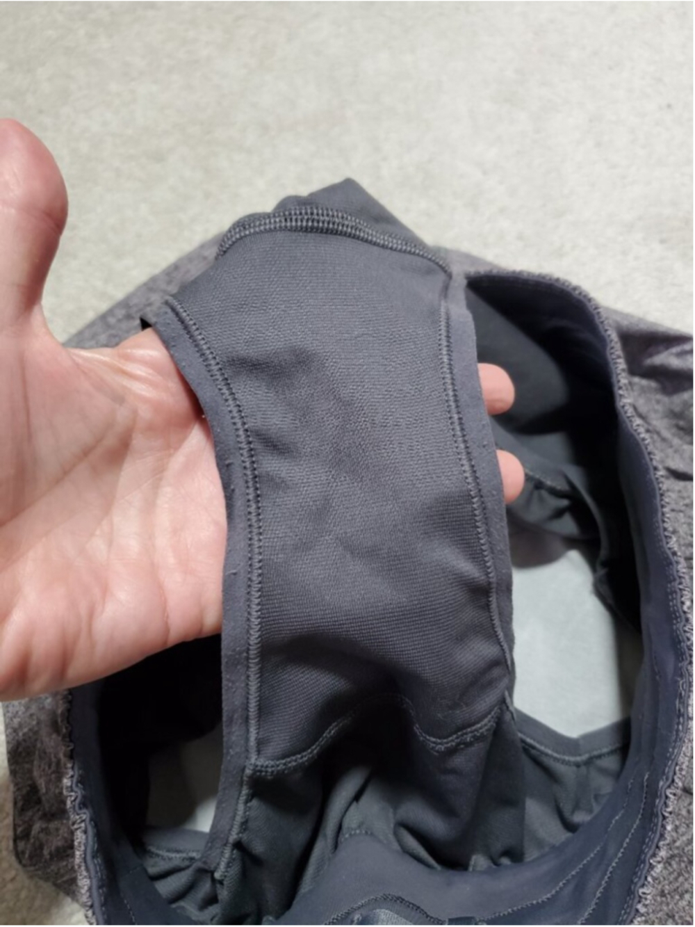 LULULEMON Tracker Short V 3.5" Heathered Black Sz 6 Running Gym Swift Athleisure - Picture 6 of 13